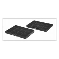 LOT DE 2 FILTRES CHARBON HOTTE WHIRLPOOL 300X215X30MM 481948048338
