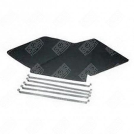 KIT DE 3 FILTRES CHARBON HOTTE - 74X9560