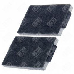 LOT DE 2 FILTRES CHARBON ACTIF HOTTE - 9231860 DKF19-1 Hotte MIELE