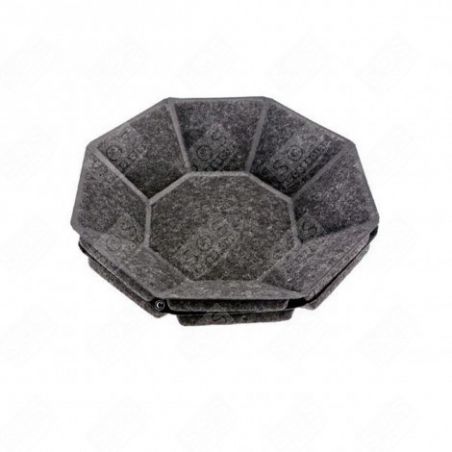 LOT DE 2 FILTRES CHARBON RONDS CONCAVES HOTTE - 93846962