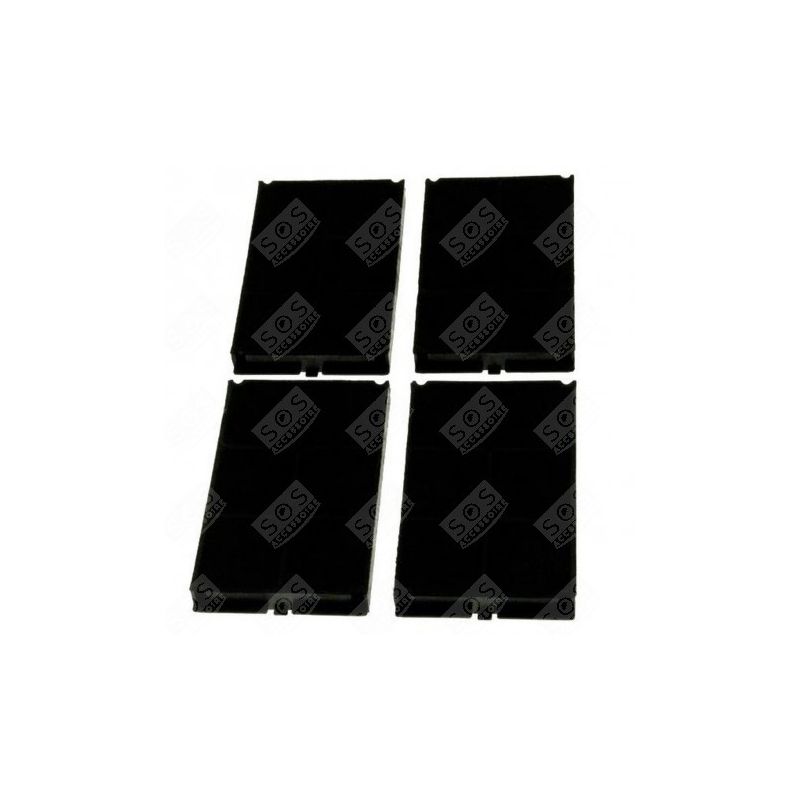 LOT DE 4 FILTRES CHARBON CR210 HOTTE - C00027152