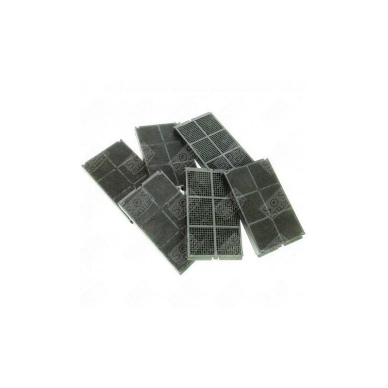 LOT DE 6 FILTRES CHARBON RECTANGULAIRES HOTTE - C00094511 Hotte SCHOLTES
