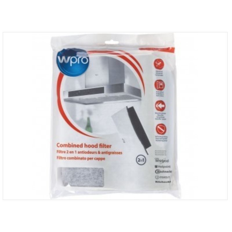 Filtre à charbon universel compatible WPRO UCF016 484000008524 wpro