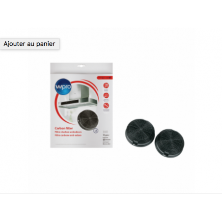Filtre à charbon WPRO AMC023 484000008784_wpro