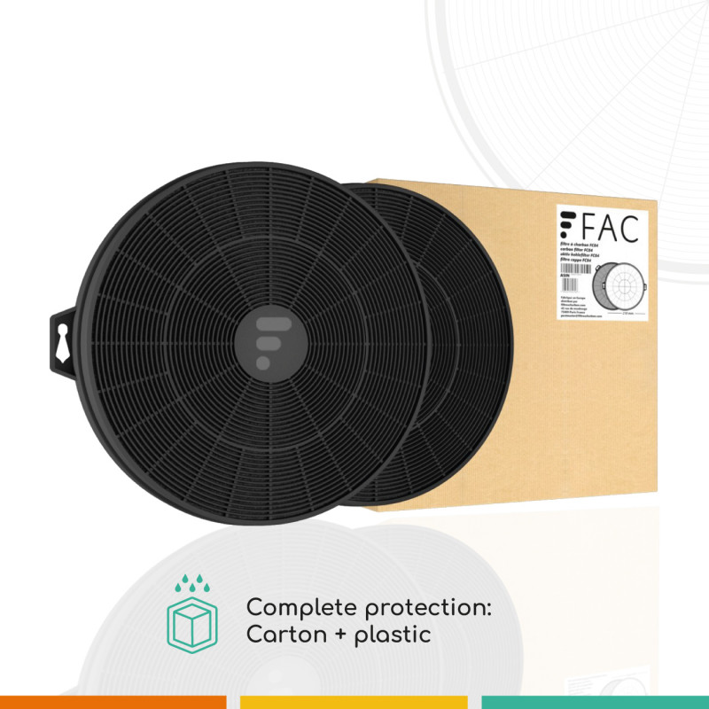 FC04 - Filtre à charbon compatible hotte Hygena