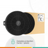 FC04 - Filtre à charbon compatible hotte Hygena