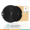 FC15 - Filtre à charbon compatible hotte Ikea LUFTIG