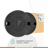 FC16 - Filtre à charbon compatible hotte Valberg VB26