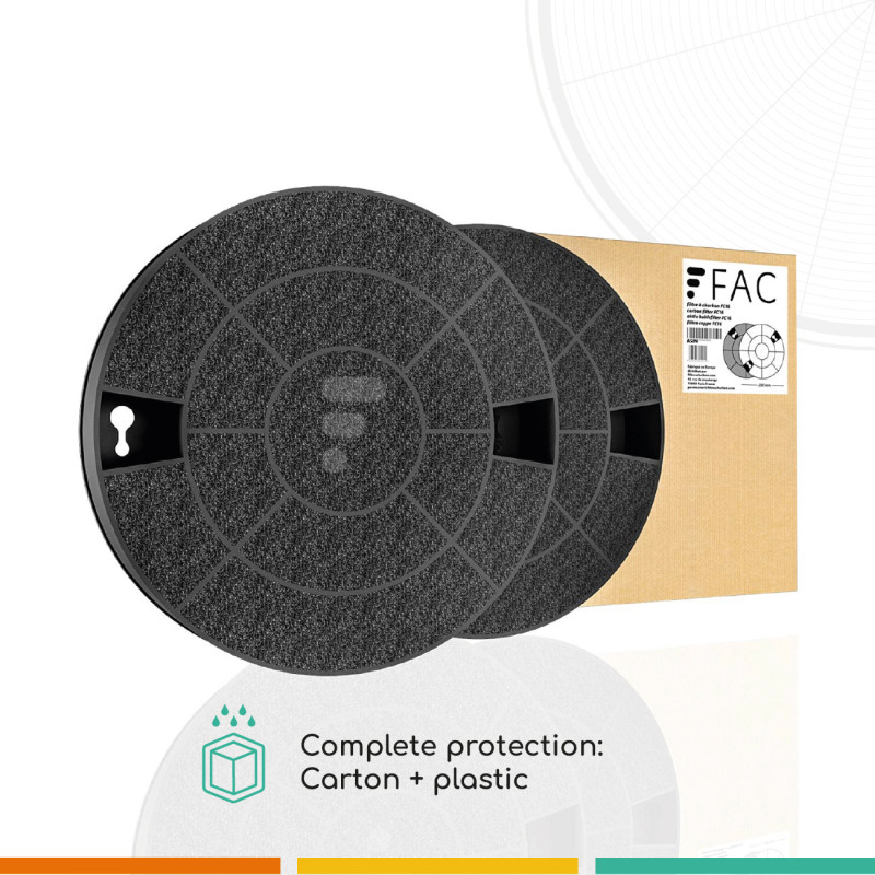 FC16 - Filtre à charbon compatible hotte Indesit C00115686