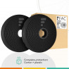 2 filtres de hotte FC21 - compatible Bosch DHZ5275 DHZ5276 Siemens LZ52751 Broan HG72I Electrolux D190 Brandt AK201AE1