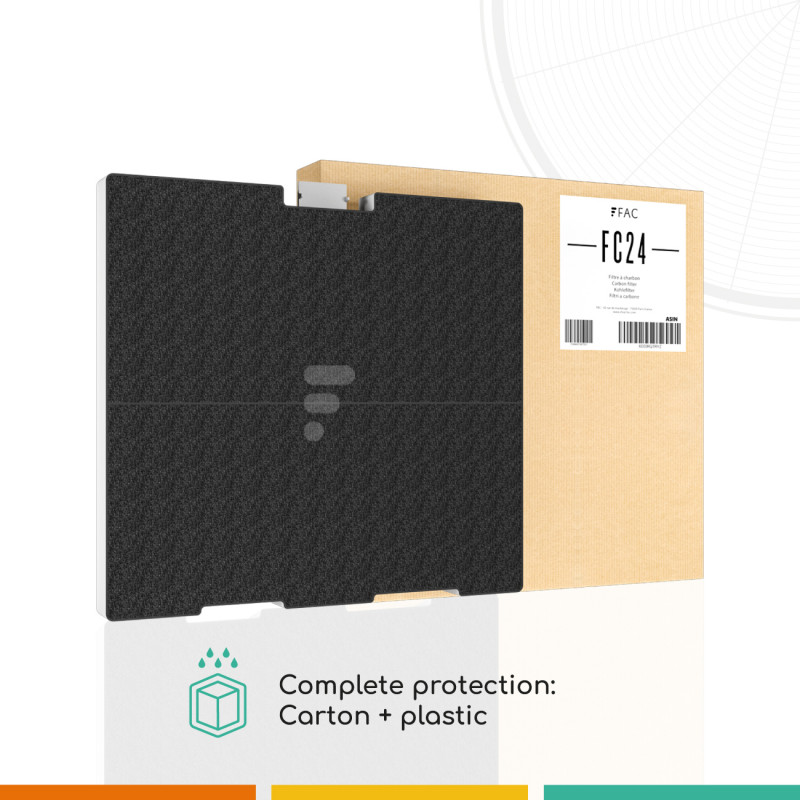 FC24 - Filtre à charbon compatible hotte Siemens LC67BB532