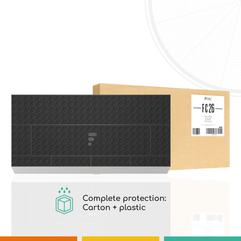 FC26 - filtre à charbon actif pour hotte Gaggenau KF280002