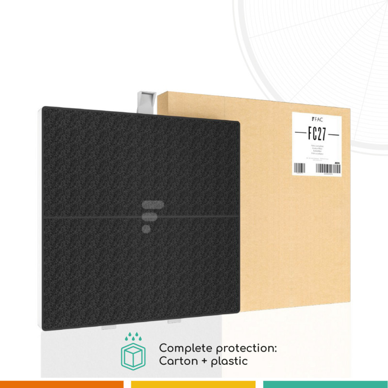 FC27 - filtre à charbon actif pour hotte Siemens LC655GB60 LC755GB60