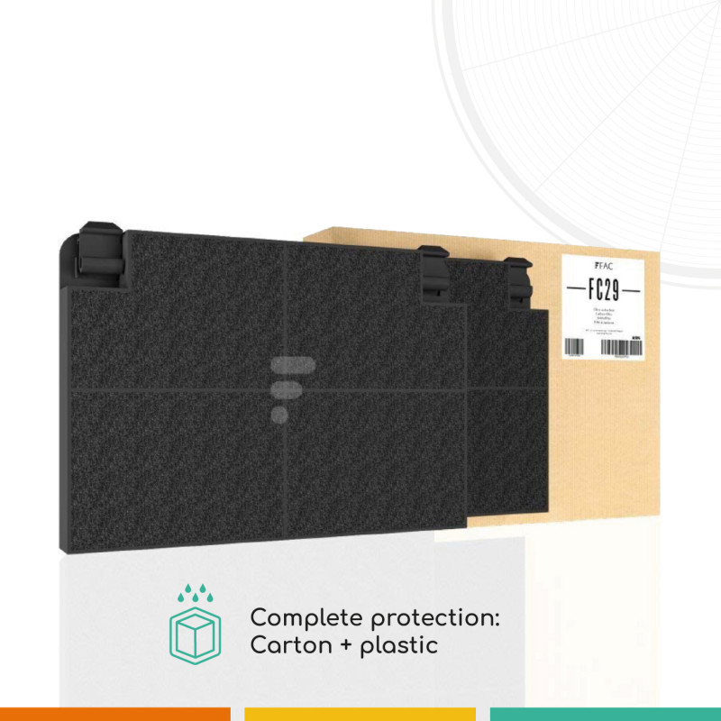 FC29 - Filtre à charbon compatible hotte Beko DT 311