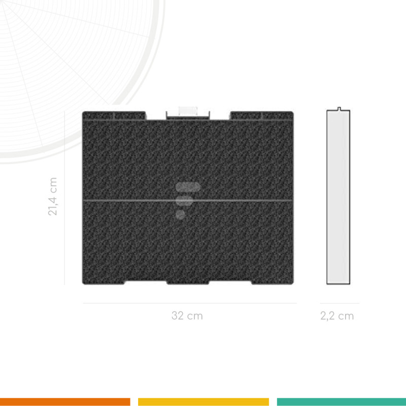FC31 - filtre à charbon actif pour hotte Bosch DWW09D650