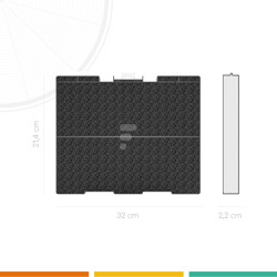 FC31 - Filtre à charbon compatible hotte BOSCH DHZ 5385