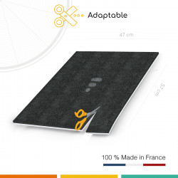 Fac FC35 - Filtre Universel pour Hotte au Charbon Actif à découper Selon Besoin - Taille 47 * 57 cm.
