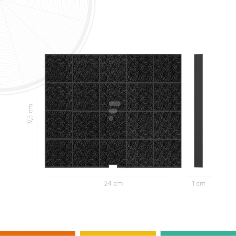 FC55 - filtre à charbon compatible hotte Best 08999113