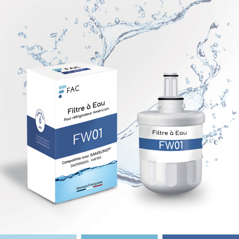 Filtre à eau interne pour Réfrigérateur Américain Samsung DA29-00003G