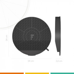 Filtre à charbon WPRO 484000008576 / Type 28 / CHF28/1 484000008576_wpro - FC28