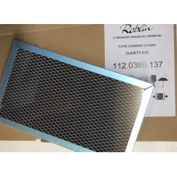 Filtre à charbon actif pour hotte Roblin Clarity 600 6403029 112.0386.137