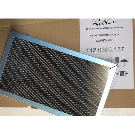Filtre à charbon actif pour hotte Roblin Clarity 600 6403029 112.0386.137