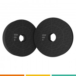 LOT DE 2 FILTRES CHARBON ROND HOTTE SILVERLINE 15.8CM Réf :  KF001