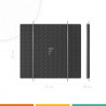 LOT DE 3 FILTRES CHARBON KIT AK204AE1 HOTTE - 79X8361