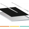 Lot de deux tiges en métal pour bloquer le filtre en mousse à découper sur le filtre métallique (Tiges 210 mm)