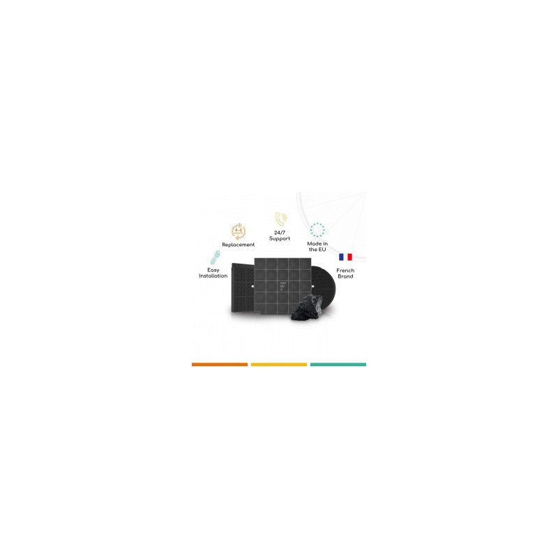 Filtre à charbon actif pour hottes Franke 112.0473.657 833480