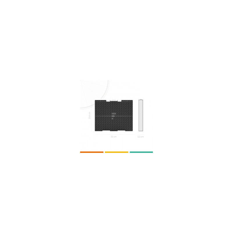 Filtre à charbon actif pour hottes Franke 112.0473.657 833480