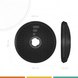 Filtres de hotte compatible Bosch DHZ5275 DHZ5276 Siemens LZ52751 Broan HG72I Electrolux D190 Brandt AK201AE1 2 filtres