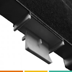 Filtre à charbon compatible hotte Bosch dhz5435