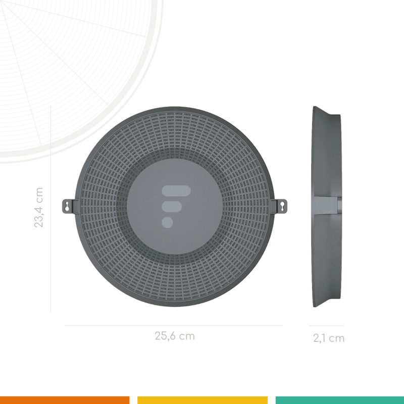 Filtre à charbon WPRO Type 48 / 484000008783