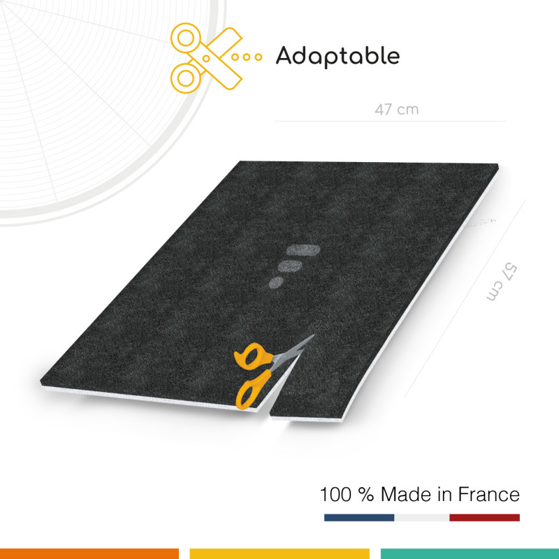 Filtre Universel pour Hotte au Charbon Actif à découper