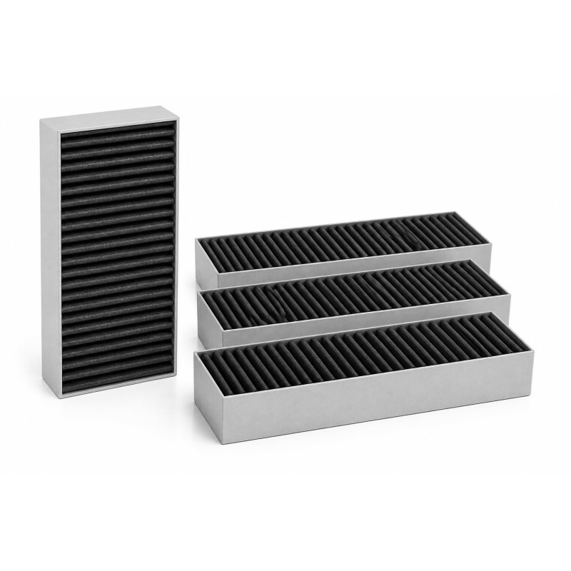 FC106 - Lot de 4 filtres charbon CleanAir 193x75x35 - Bosch HEZ9VRCR0 Siemens HZ9VRCR0 Neff Z821VR0 Gaggenau CA282111