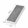 FC106 - Lot de 4 filtres charbon CleanAir 193x75x35 - Bosch, Siemens, Neff