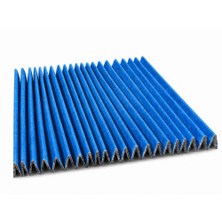 FAC FC115 Azur PM – Filtre charbon universel plissé antibactérien 26,6 cm – 22 plis