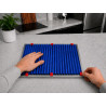 FAC FC115 Azur PM – Filtre charbon universel plissé antibactérien 26,6 cm – 22 plis