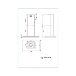 Hotte compatible Falmec LUMINA1430 - hotte non incluse