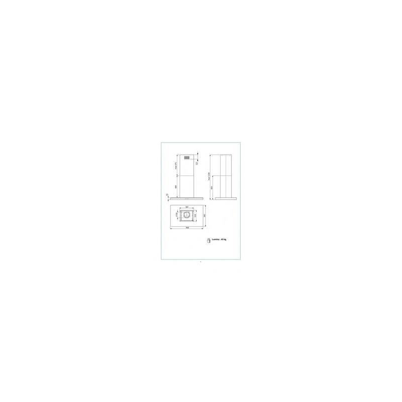 Hotte compatible Falmec LUMINA1430 - hotte non incluse