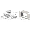Hotte compatible Airlux HGD550BK - hotte non incluse