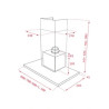 Hotte compatible Teka DLH686T - hotte non incluse