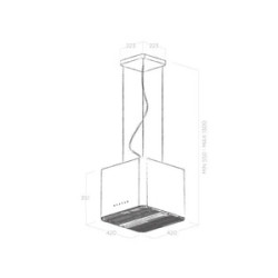 Hotte compatible Elica PIX BL/F/42 PRF0146220 - hotte non incluse