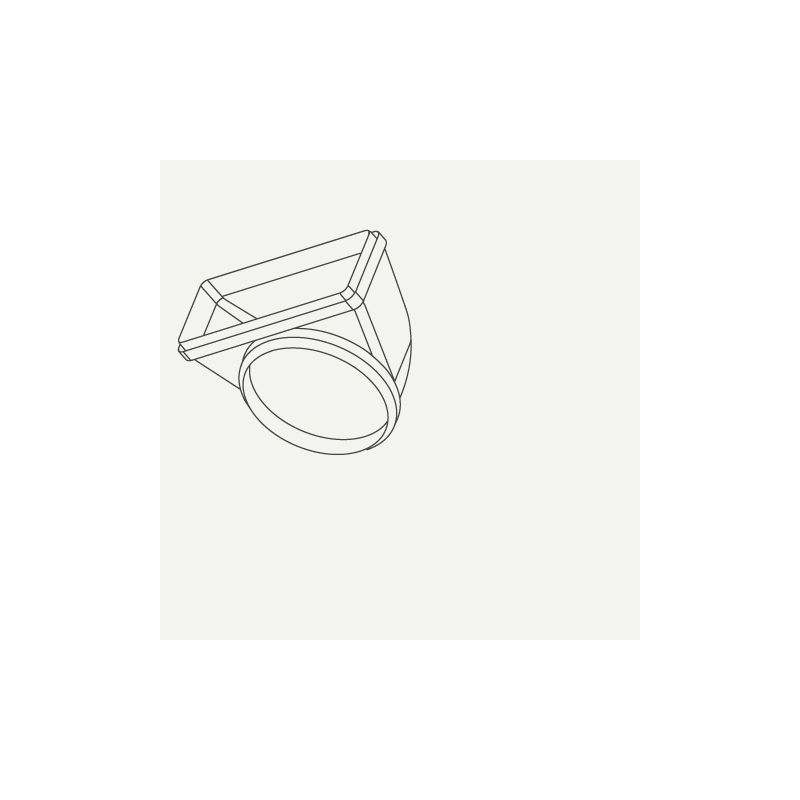Falmec raccord rond vers rectangulaire
