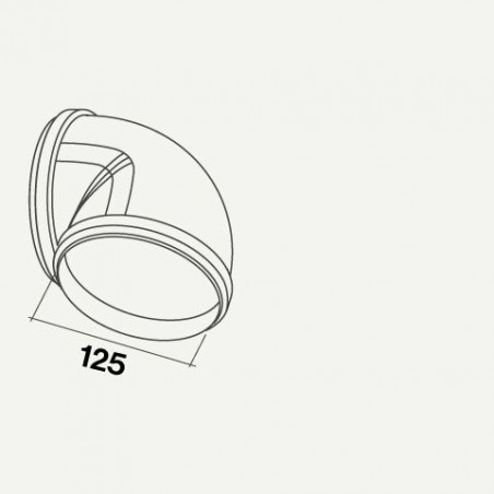 Falmec Raccord coudé 90 °