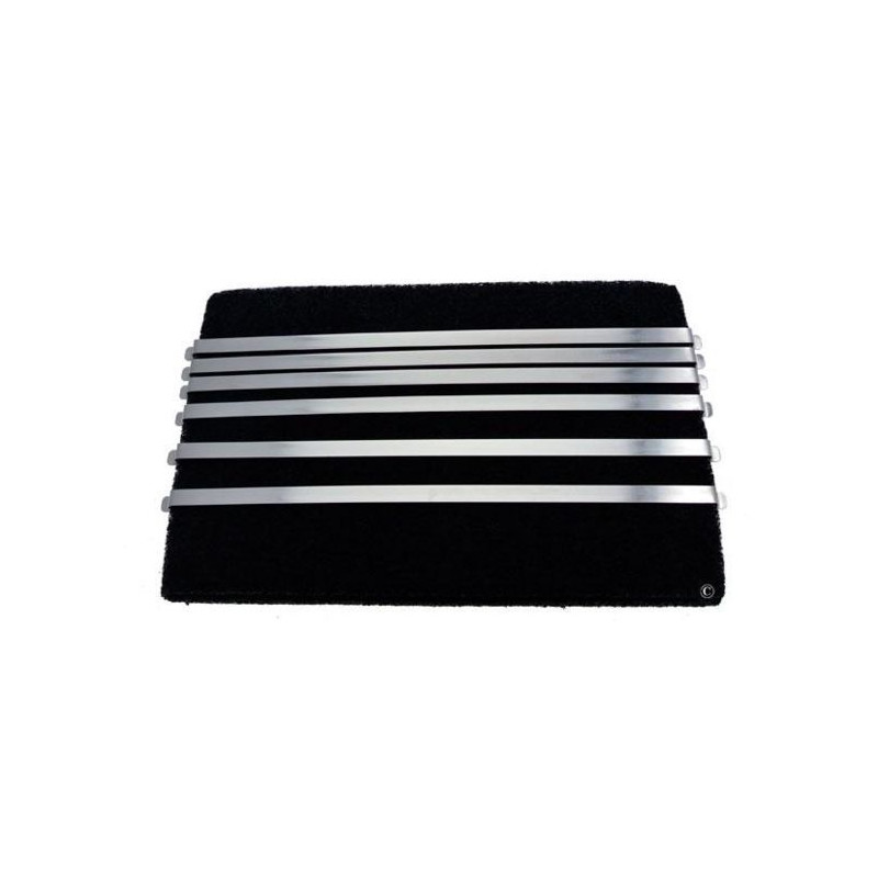 Lot de deux tiges en métal pour bloquer le filtre en mousse à découper sur le filtre métallique (Tiges 210 mm.)