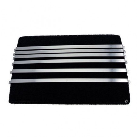 Lot de deux tiges en métal pour bloquer le filtre en mousse à découper sur le filtre métallique (Tiges 210 mm.)