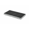 Filtre charbon pour hottes BOSH DHU635 - LU606 00452150
