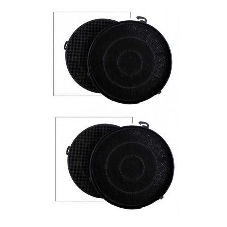 LOT DE 2 FILTRES A CHARBON AIRLUX CR2000 DIAMETRE 212MM